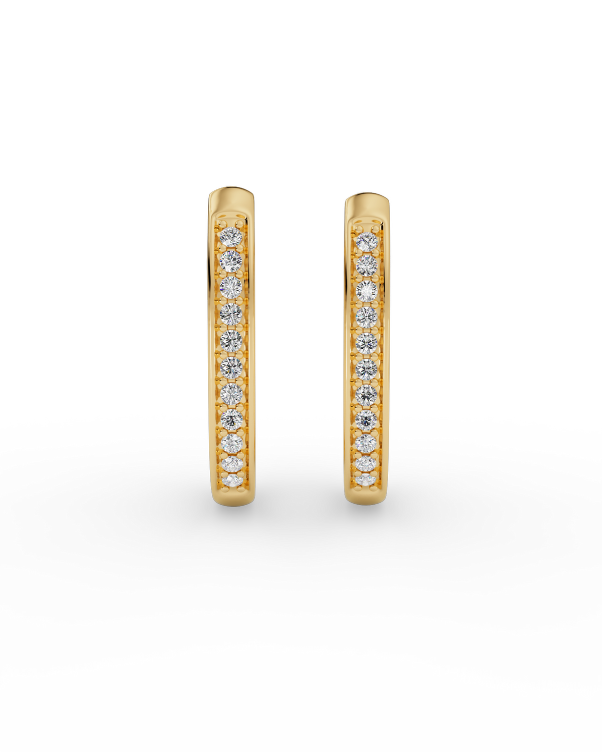 Noir Hoop Earrings