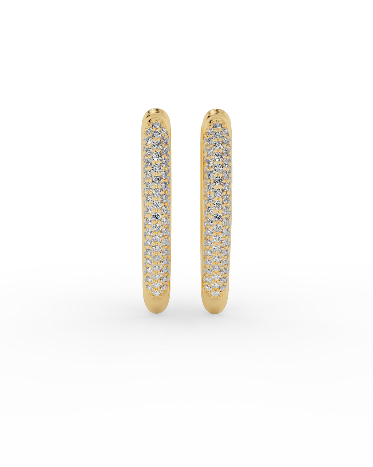 Sera Diamond Hoop Earrings