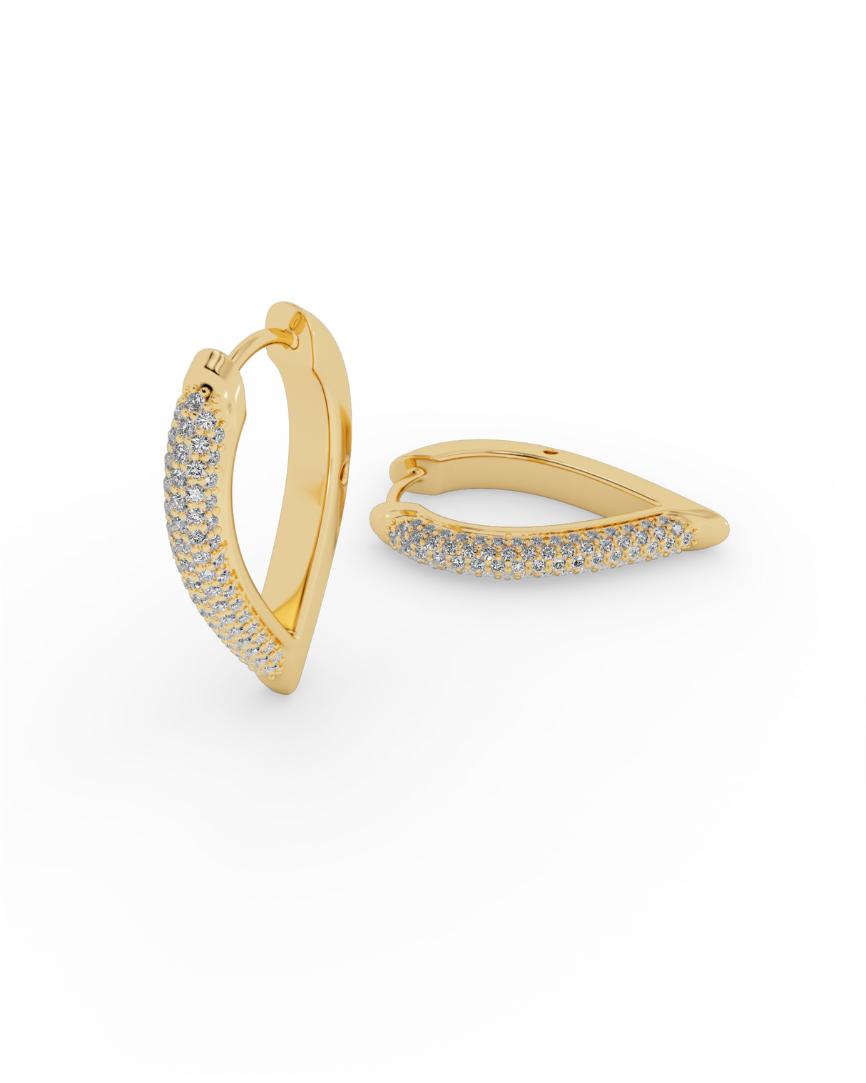 Sera Diamond Hoop Earrings