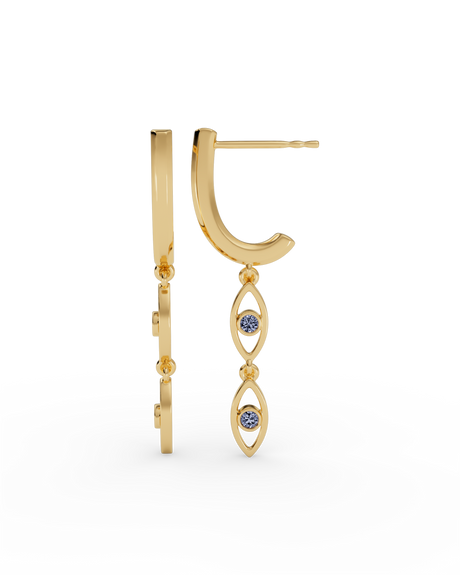 Maia Evil Eye Earrings
