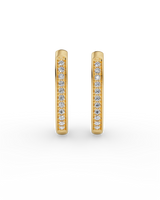 Noir Hoop Earrings