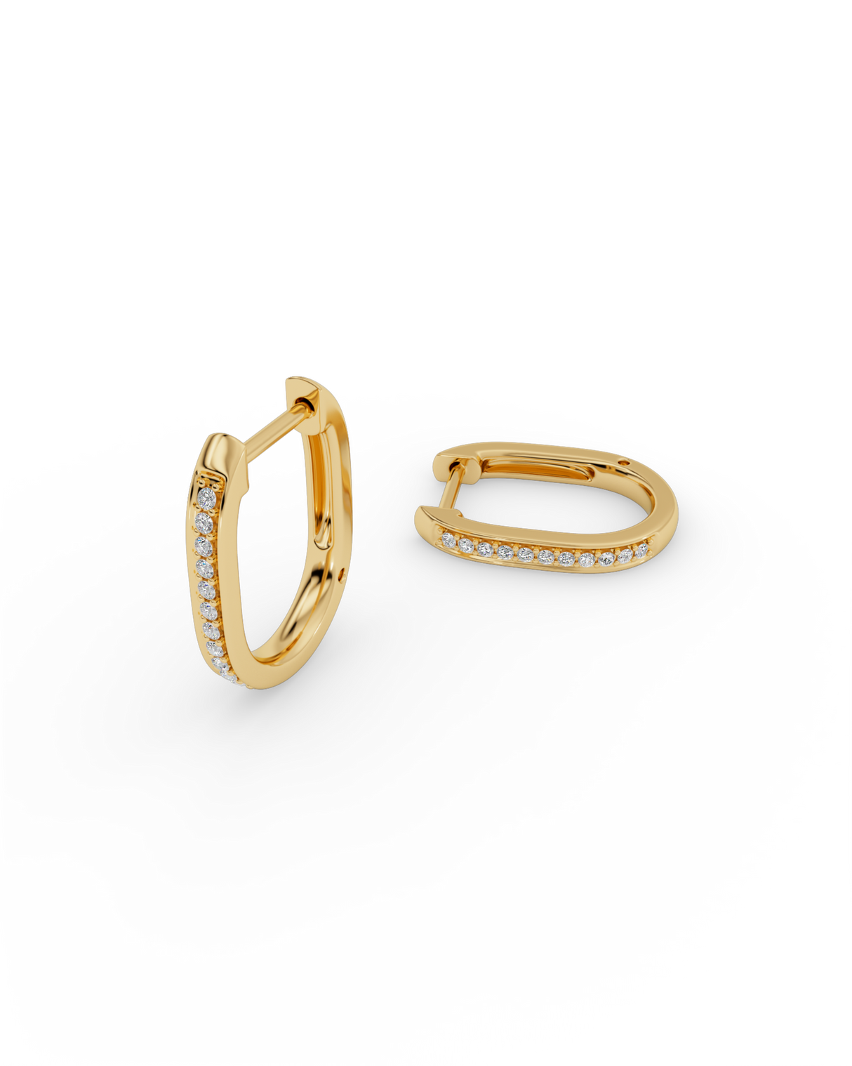 Noir Hoop Earrings