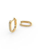 Noir Hoop Earrings