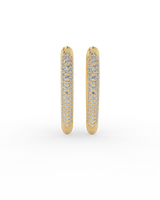 Sera Diamond Hoop Earrings