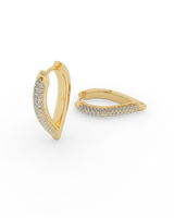 Sera Diamond Hoop Earrings