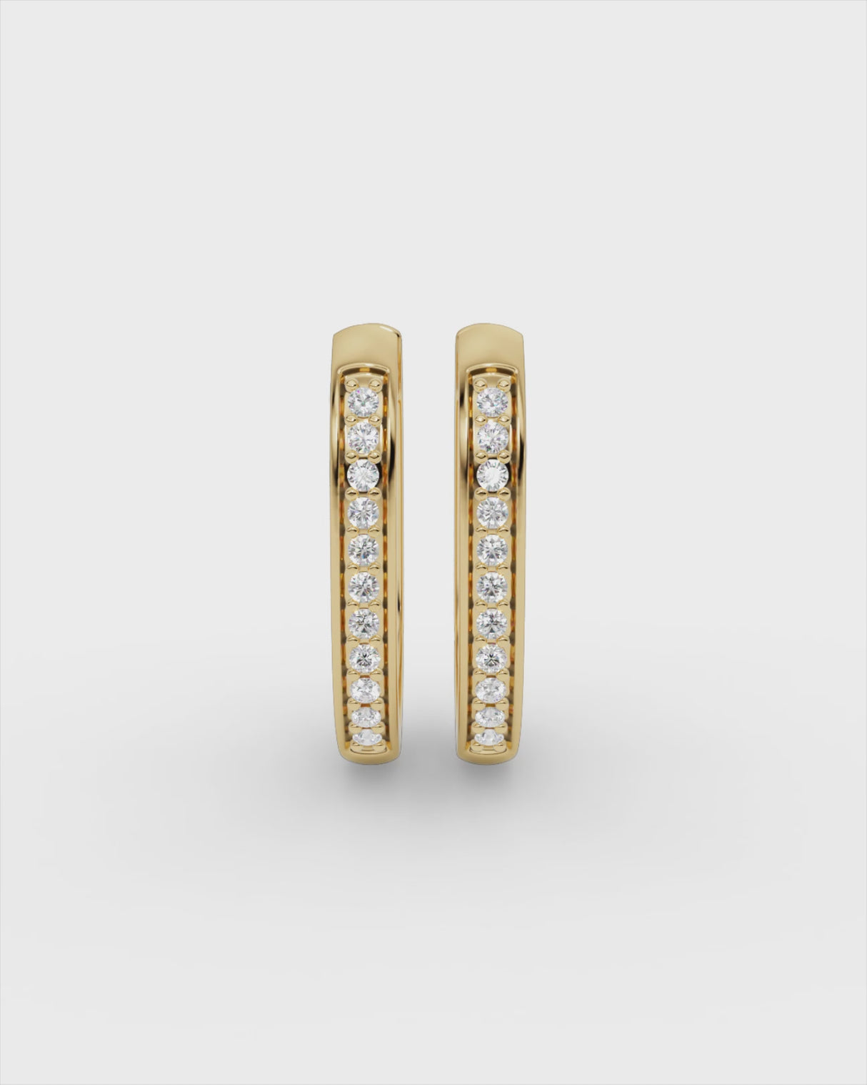 Noir Hoop Earrings
