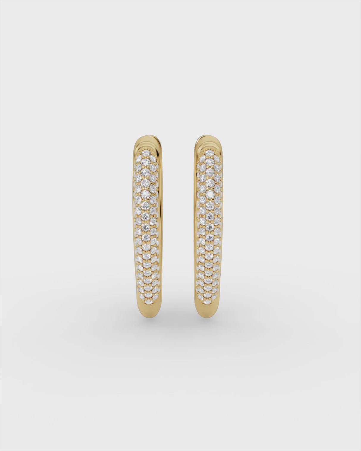 Sera Diamond Hoop Earrings